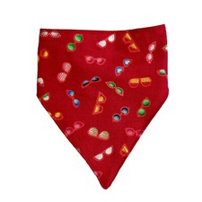 Cat Bandana Elasticised Red Sunglasses -Gift Clothes Collar Sphynx Costume Scarf