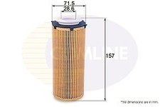 Filtro de aceite - Elemento para BMW X5 08->13, X6 09->14, 3 08->13, 5 09->17, 7 08-