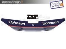 Adesivi motore marino fuoribordo Johnson 15 cv gommone barca