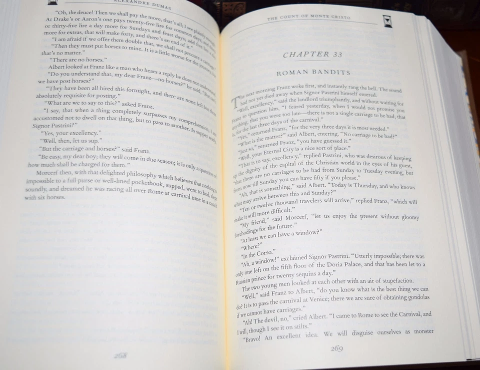 New The Count of Monte Cristo by Alexandre Dumas Unabridged Soft Leather Feel Foto 3 de 3