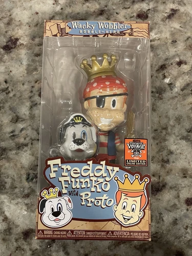 Pirate Freddy Funko with Proto Wacky Wobbler - Box of Fun 2024 Funtastic Voyage