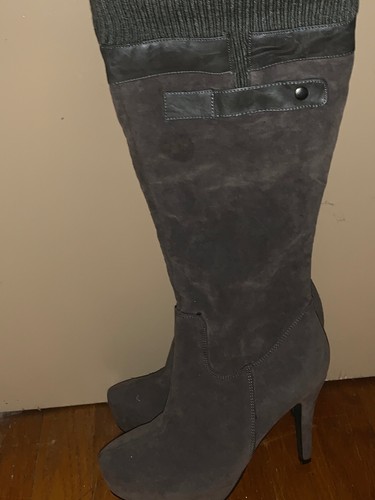 NEW Jessica Simpson Outlet Combat Boots High Heels Stilettos Shoes Sz 7 👣b12 - Picture 5 of 11