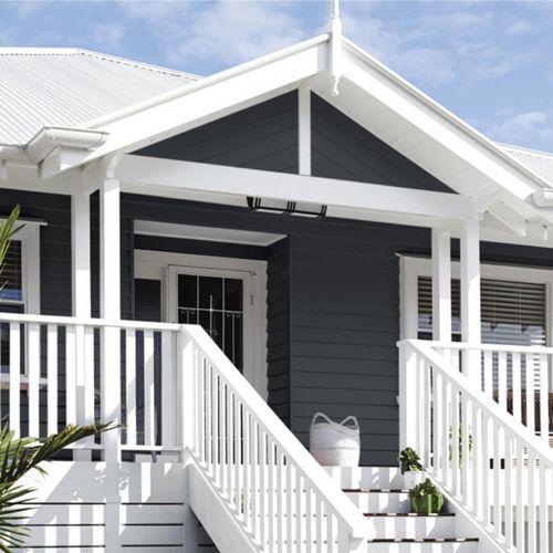 Dulux 4L Exterior Paint Weathershield Low Sheen Ironstone eBay