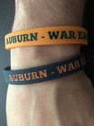 Auburn Tigers Wristbands Bracelets Ncaa Set of 2 "Auburn - War Eagle"