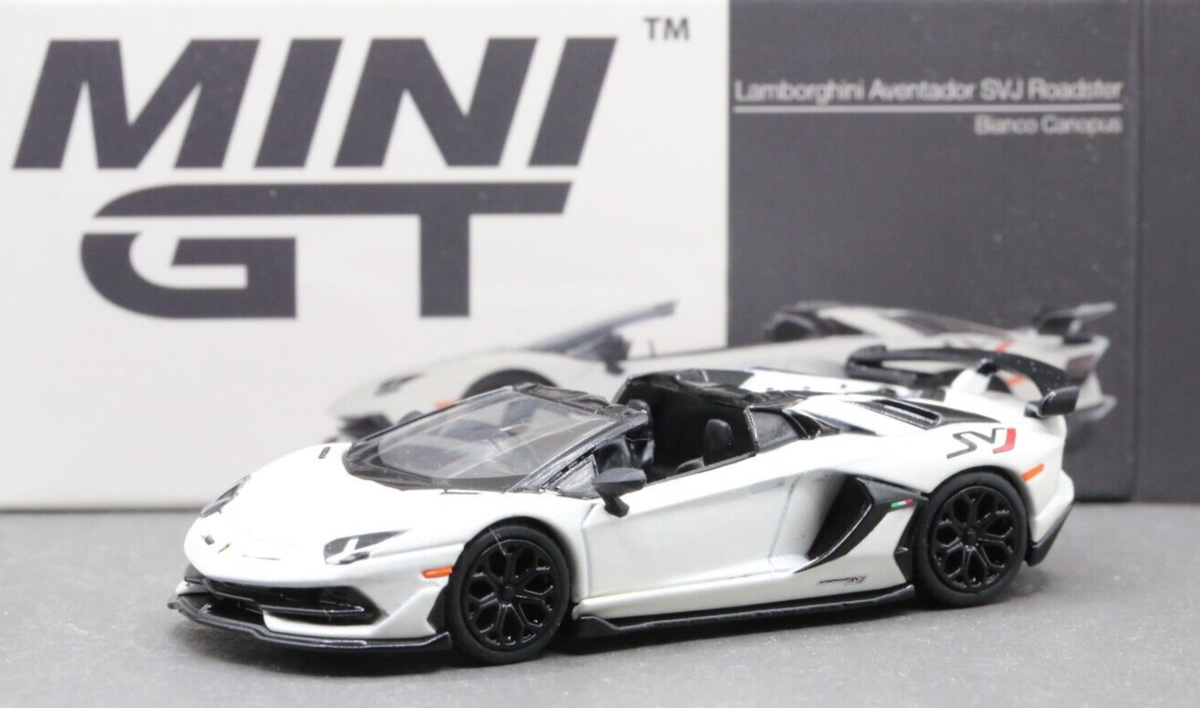 Lamborghini Aventador SVJ Roadster ミニカー Mini GT TSM Model 1/64 Lamborghini Aventador SVJ Roadster