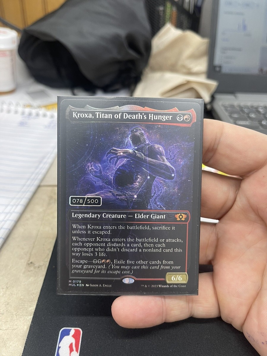 マジック：ザ・ギャザリング - MTG kroxa, titan of death&#39;s hunger 英2枚 Kroxa, Titan of Death's Hunger (Extended Art) | Theros