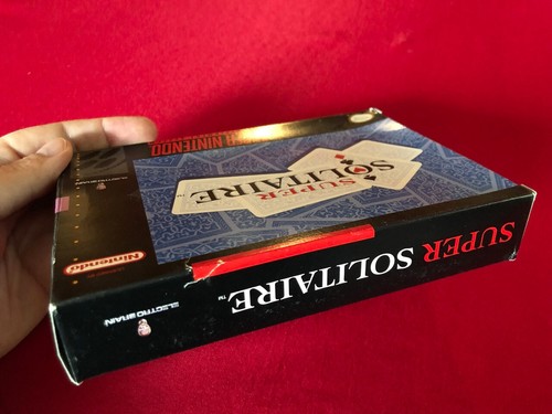 super solitaire snes super nintendo box and manual only L@@K!! - Picture 6 of 9