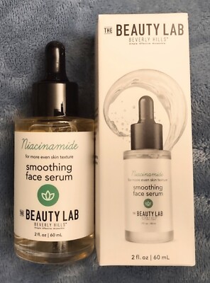 The Beauty Lab Beverly Hills Niacinamide Smoothing Face Serum 2 oz NO PARABENS