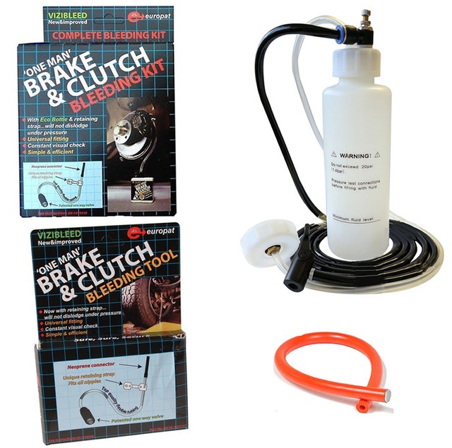 Vizibleed One Man Brake and Clutch Bleeding Kit Universal Tool With