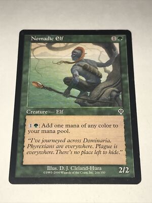 Nomadic Elf - Magic the Gathering Card