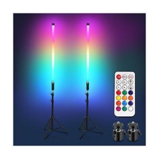 Remote Control and Rechargeable LED Video Light with Stand, Streaming Light w...