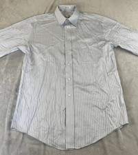Joseph  Feiss mens long sleeve striped button up dress shirt size 15.5 32/33