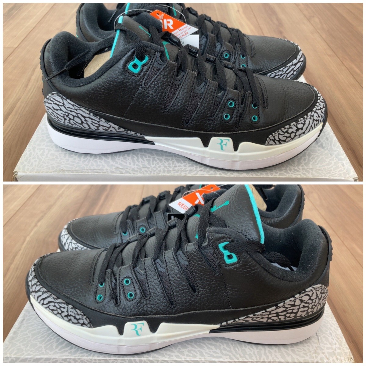 NIKE × ATMOS ZOOM VAPOR TOUR Size 10.5 - Nike Atmos x Zoom Vapor Tour AJ3 Jade for sale