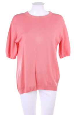 Peter Hahn Pullover Strick Kurzarm XL powder pink