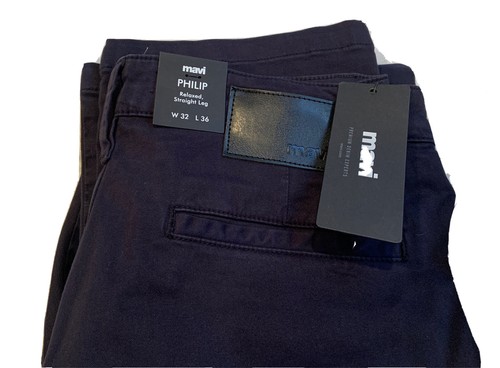 PHILIP 32W 36L Dark Navy Twill 