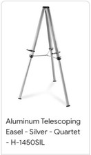 NEW Quartet Standard Telescoping Portable Aluminum Easel 25lb 64" Max Height