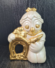 ceramica artigianale bimbo fortunello decorato a mano h cm 14 x 10