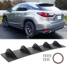 Rear Bumper Diffuser Shark 5 Fins Splitter Spoiler Lip For Ford Mustang