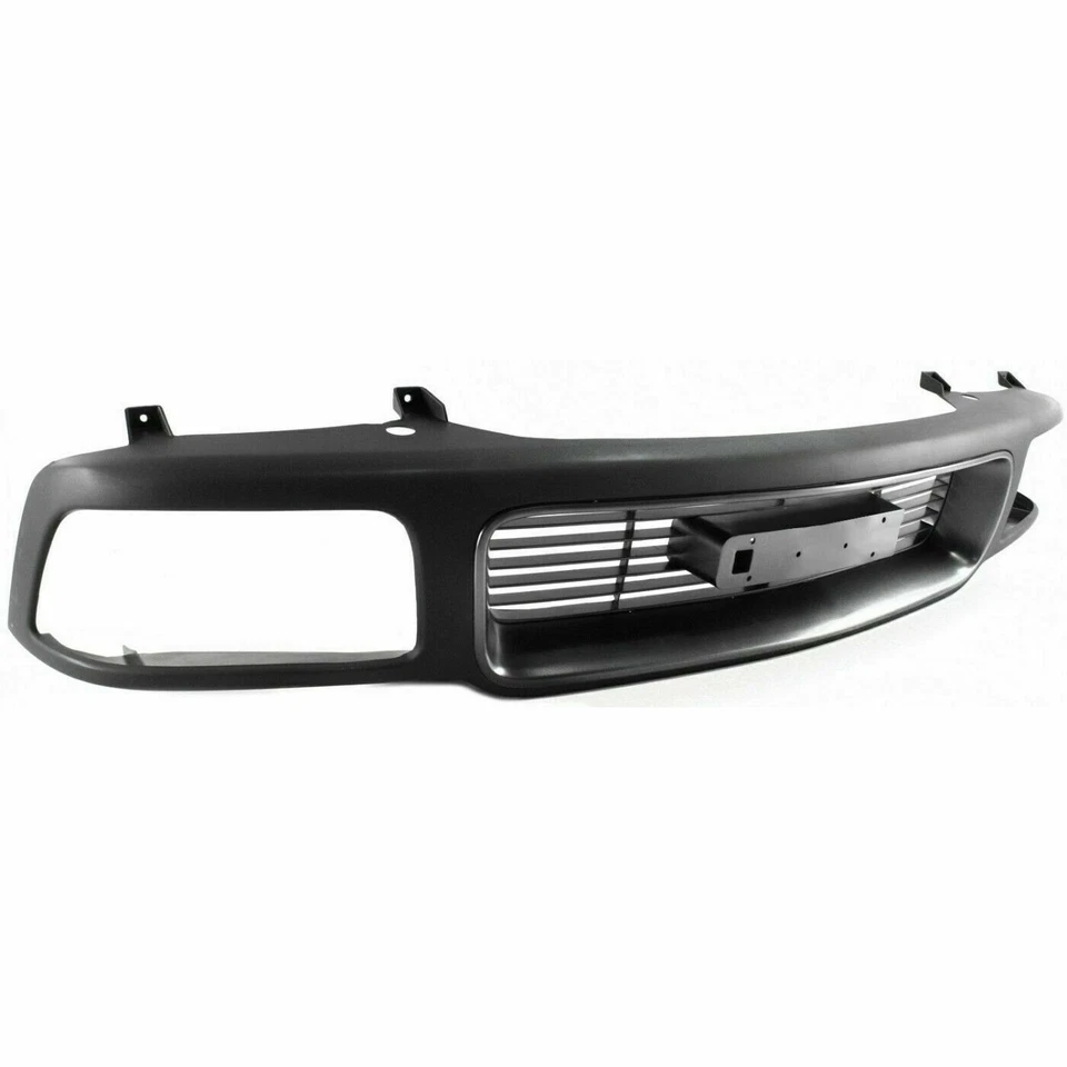 Fits 1995-1997 GMC Jimmy 94-97 Sonoma Front Grille Black Shell w/ Silver Insert Foto 3 de 4