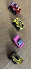 Vintage 90’s Micro Machine Miniature Super 4 x 4 Monster Truck Lot of 4