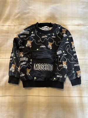 Moschino Baby Boy Jumper Size 9-12 Months UK