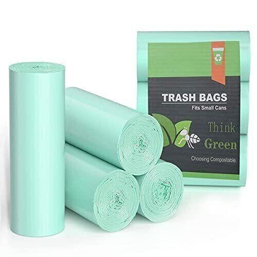 75 Counts Ayotee Mini Garbage Bags 1.2 Gallon Small Compostable Trash Bags Sm...