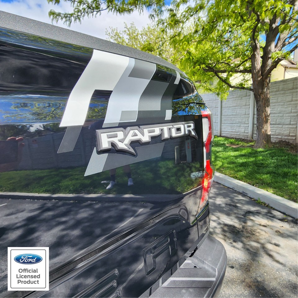2024-2026 Ford Ranger Raptor tailgate inlays - vinyl decals stickers ...