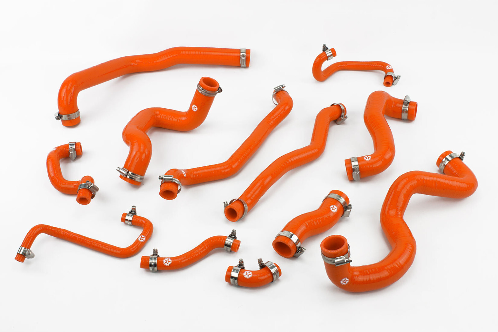 Silicone Radiator Coolant Hoses fit MINI Cooper S N14 Manual R55 R56 R57 Orange
