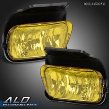 Fit For 2003-2006 Chevy Silverado Avalanche Yellow Lens Bumper Fog Lights Lamps