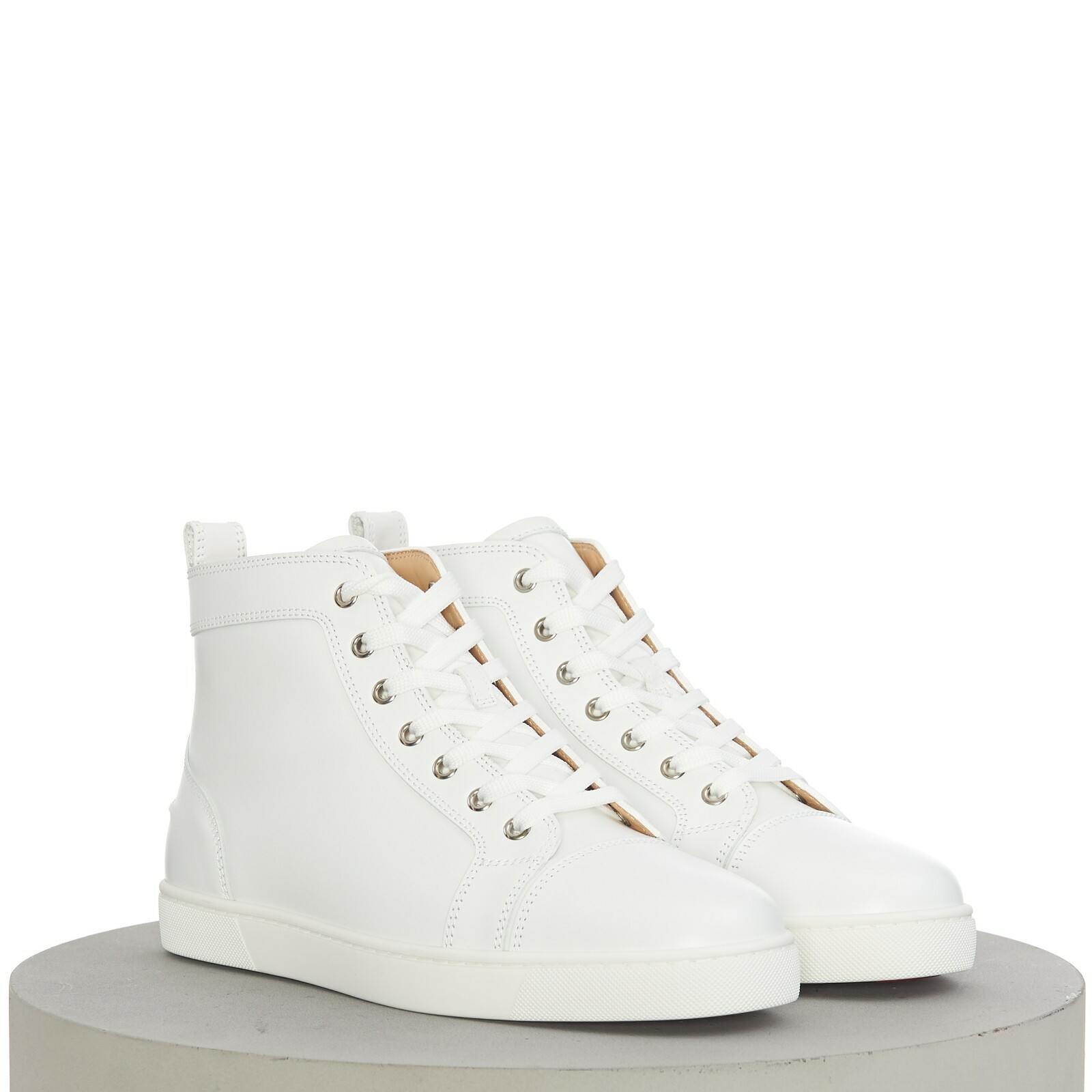 Christian Louboutin White Louis High-Top Sneakers