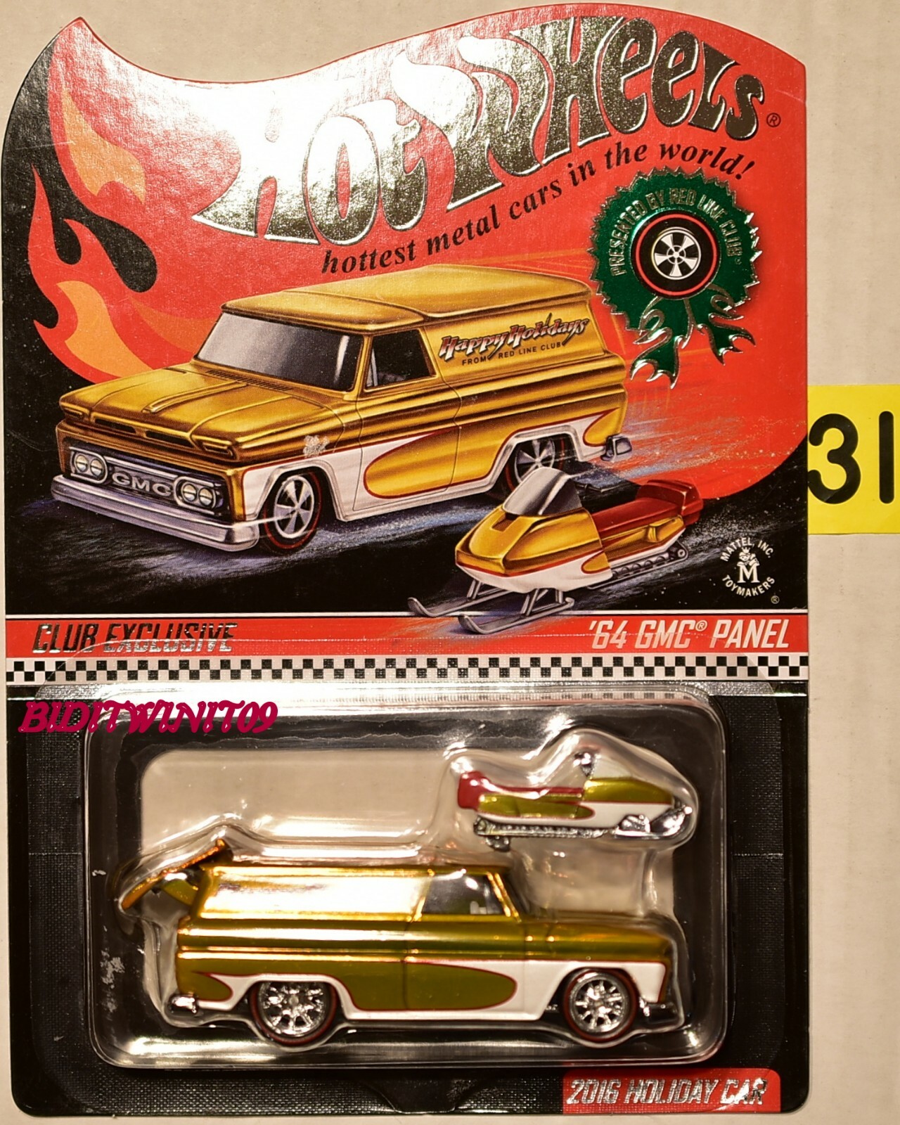 heta hjul Rlc 2016 Holiday Coche'64 GMC Panel 1094 5000 con heta hjul Rlc 2016 Holiday Coche'64 GMC Panel 1094 5000 con