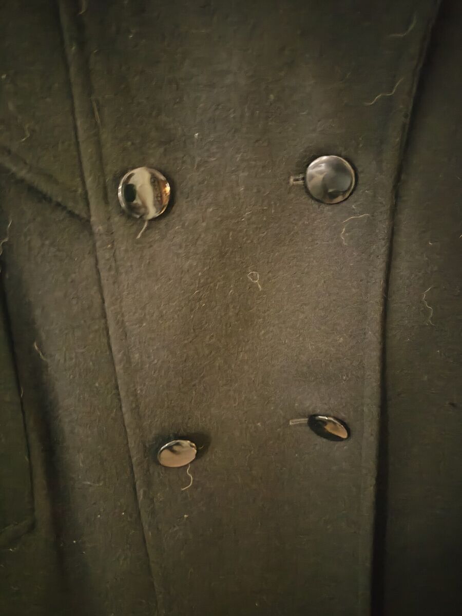 Vintage John Weitz Cape Shoulder Wool Trench Coat Heavy Warm Vintage John Weitz Cape Shoulder Wool Trench Coat Heavy Warm