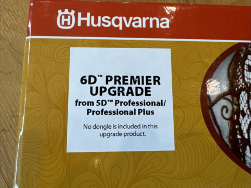 Husqvarna Viking 6D Premier Digitizing Embroidery Software Upgrade - Picture 2 of 8