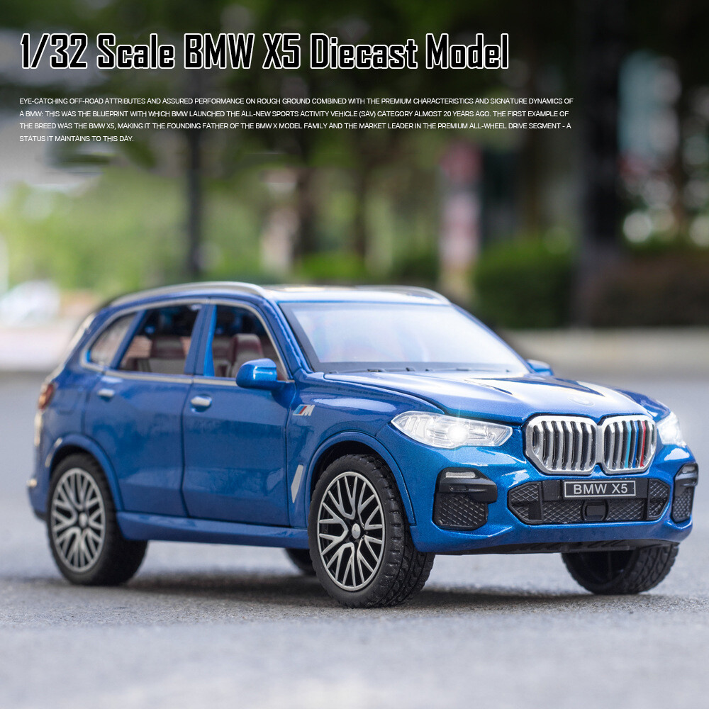 1:32 Scale Diecast BMW X5 SUV Model Vehicle Car Toy