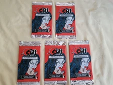 FIVE (5) SEALED 7-CARD PACKS - COMIC IMAGES SHI ALL-CHROMIUM
