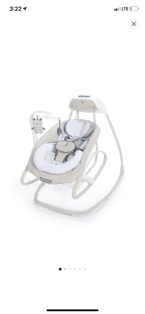 ingenuity boutique collection smartsize swing and rocker