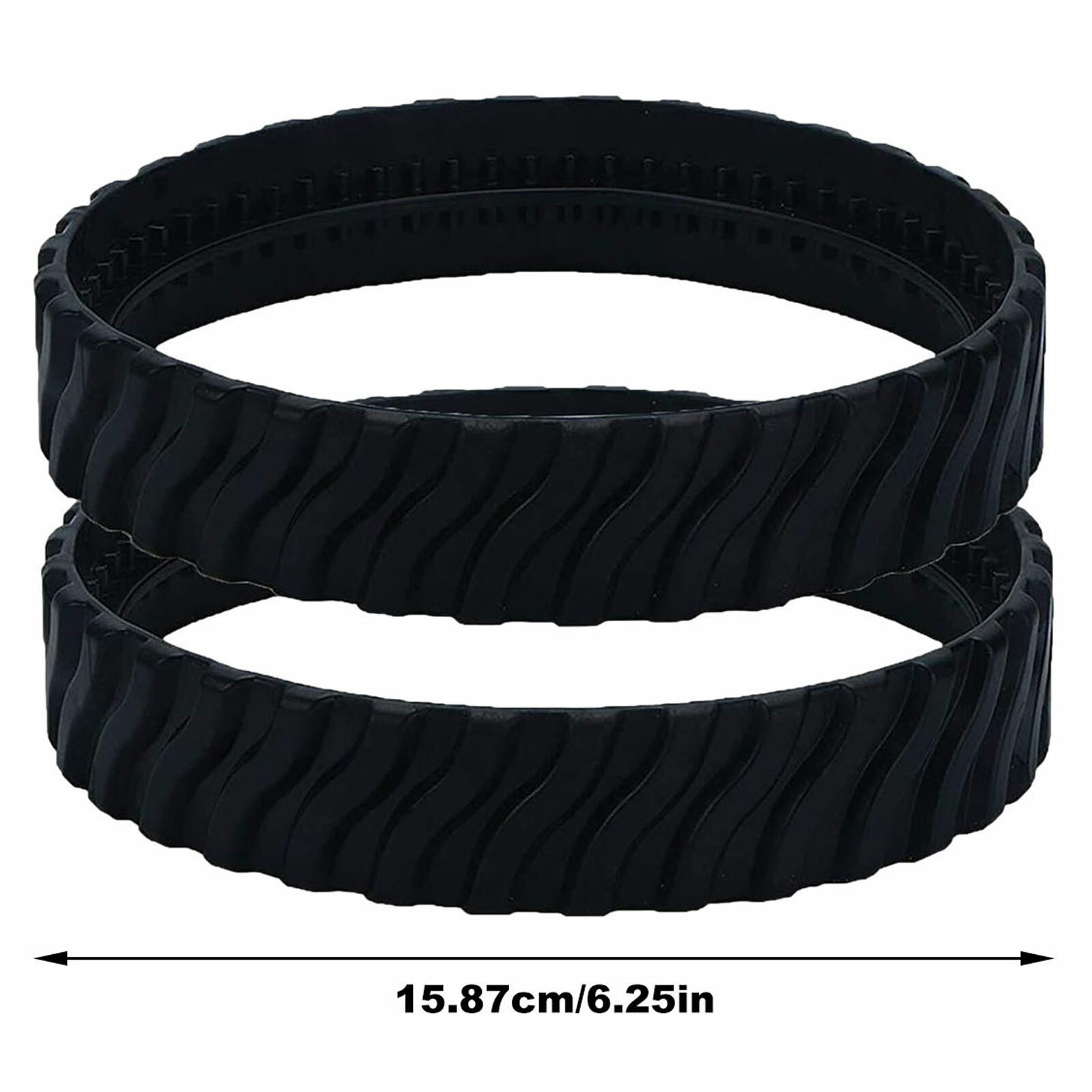 Ersatzschienen Für Zodiac Baracuda MX6/MX8 Poolreiniger, 2 Stück, Robustes Gummimaterial