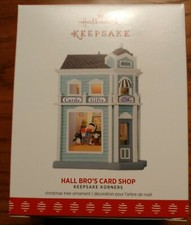 Hallmark Keepsake Ornament Hall Bro's Card Shop Keepsake Korners Dated 2017 -NIB