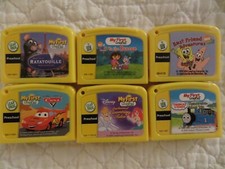 LeapFrog My First Leap Pad Game Cartride Cars Dora Ratatouille Thomas Sponge Bob