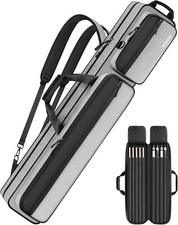 4x5 Pool Cue Case, Billiard Stick Carrying Case Holds 4 Butts and 5 Shafts