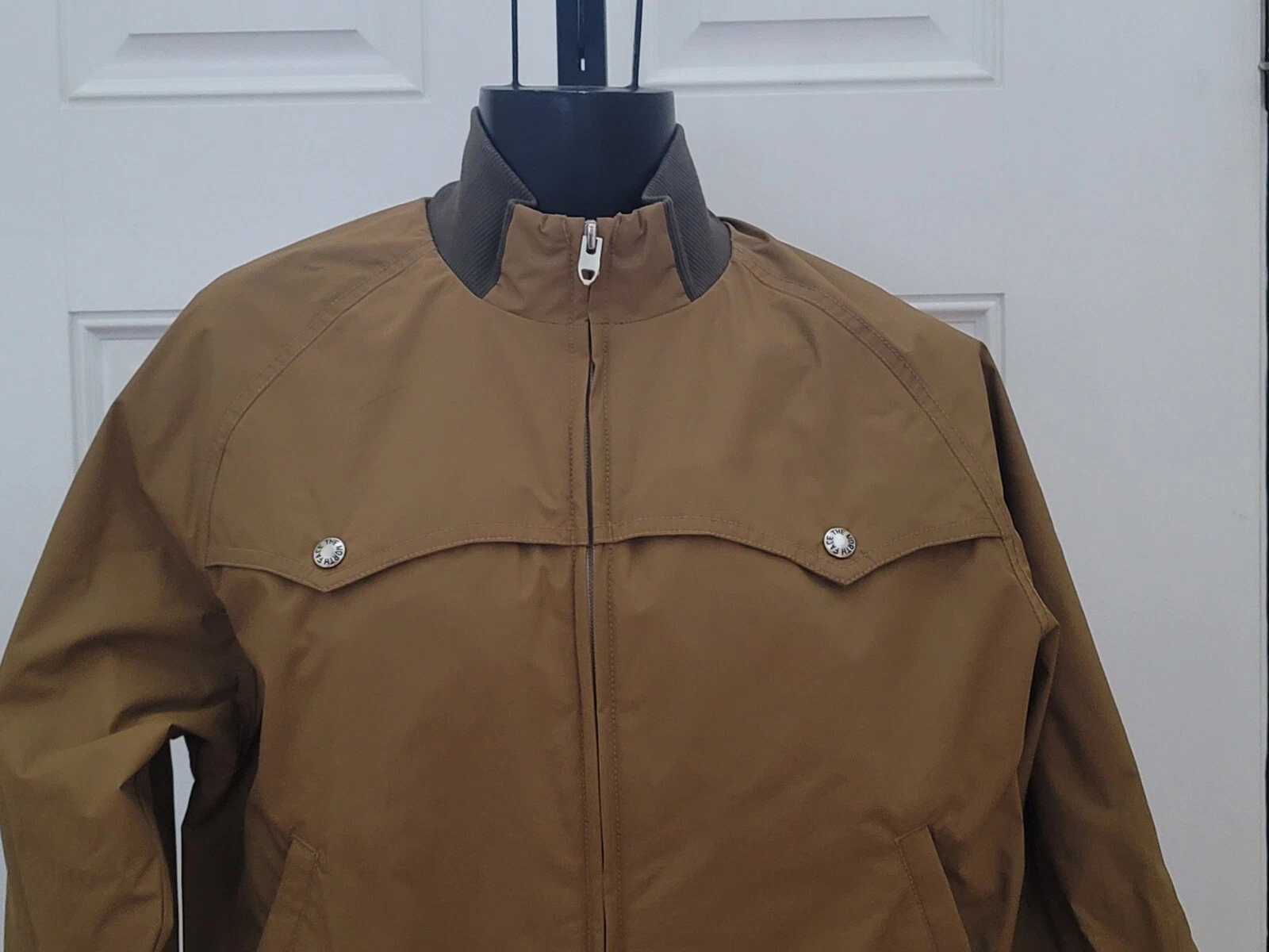 Gucci x North Face Bomber Giacca Tecnica Cachi Marrone Oliva S Small US 4 6 1 5K