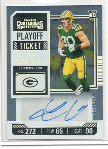 2023 Panini Contenders Lukas Van Ness #250