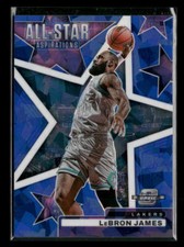 2021-22 Optic #1 LeBron James All Star Aspirations Blue Cracked Ice #71/75