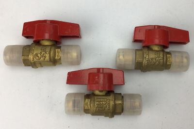QTY 3 BUGATTI 1/2'' VALVE CW617N 150 WSP 600 WOG FREE SHIPPING