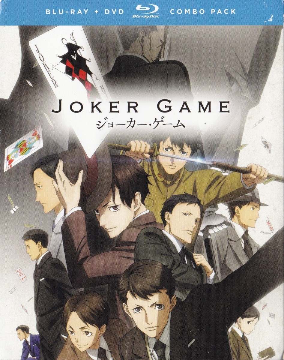 Joker Game: The Complete Series (Blu-ray Disc/DVD, 2017, 4-Disc
