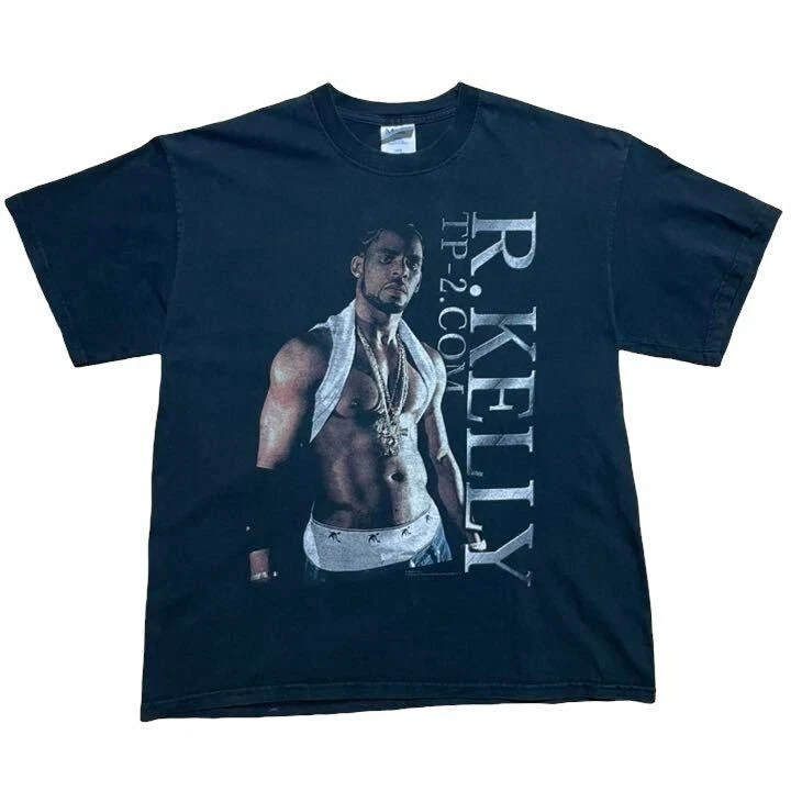00's R KELLY TP-2 TOUR vintage T-shirt L