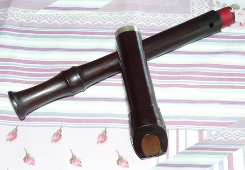 RAR! Sammler! Johannes Adler Sopran-Blockflöte, Cocobolo mit Kunstharz-Kopf, deu - Bild 10 von 14