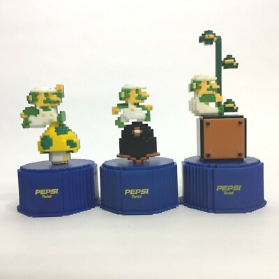 値下げ！スーパーマリオ ペプシ 30体 コンプリート Super Mario Bros Pepsi Dots Bottle Cap Figure 30 Complete