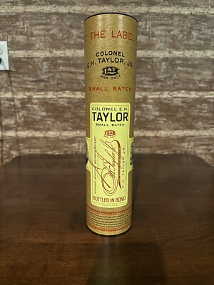 Colonel EH Taylor Small Batch Bourbon EMPTY TUBE ONLY - NO BOTTLE
