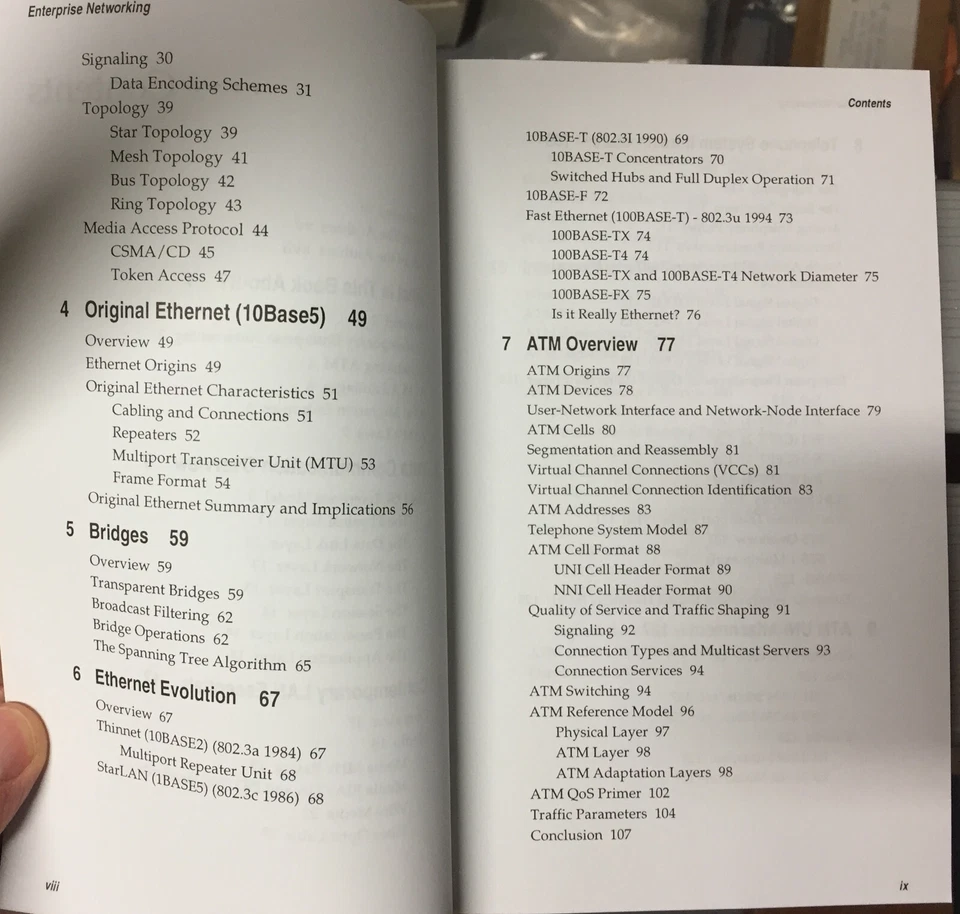 Book = Enterprise Networking with Fast Ethernet and ATM David Schwaderer Val See - Image 4 of 4